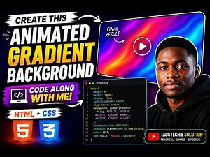 How to Create an Animated Gradient Background with HTML & CSS