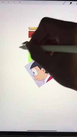 のび太としずかの絵のデザイン