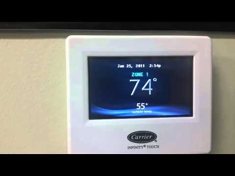 Smart Recovery and Smart Setback On the Infinity Touch