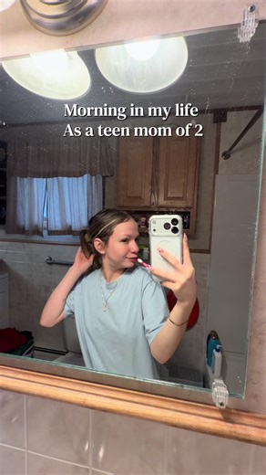 Morning in my life as a teen mom of 2! #morningvlog #morninginmylife #morningroutine #momsoftiktok #teenmom