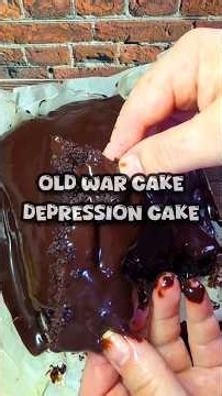 Depression cakeNaturally dairy free & vegan #vegan #dairyfree #chocolate #Depression #cake
