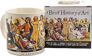 Brief History of Art Coffee Mug - History's Greatest Masterpieces From Da Vinci to Koons - Comes in a Fun Gift Box