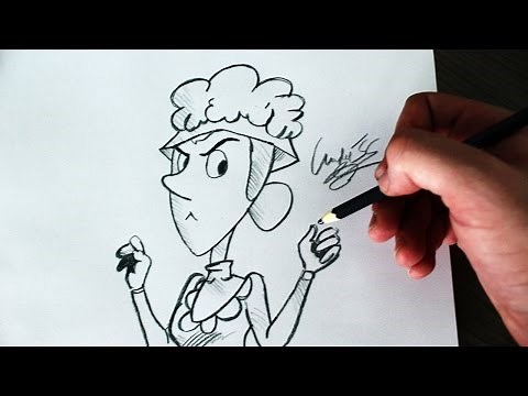 Como Desenhar a Bruxa do 71 /Dona Clotilde - (Cómo Dibujar Bruja del 71) - SLAY DESENHOS #140