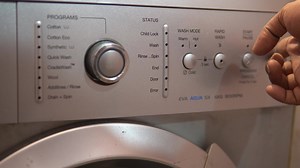 Setting the program and Controlling the washing machine appliance for wash