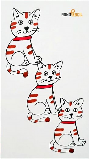 How to draw cat | Easy cat drawing | cat drawing | 🐈 #drawing #art #easydrawing