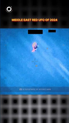 Mysteriöses rotes UFO im Nahen Osten 2024 gefilmt! #shortsfeed #alien #weltraum