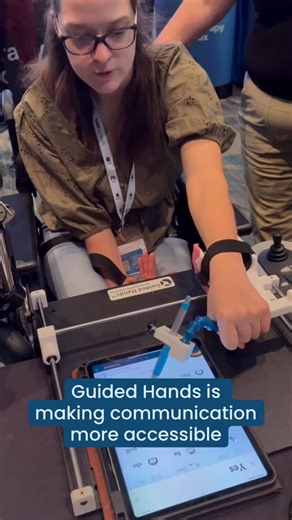October is AAC Awareness Month! Guided Hands® is helping make communication more accessible for individuals with limited hand mobility. It’s allowing them to use touch screens, speech apps, and communication devices with ease. Together, we’re celebrating the power of technology to give everyone a voice. 🔗 Join our upcoming webinar to learn more about Guided Hands® and how it supports AAC users. Link in bio! . . #AACAwarenessMonth #GuidedHands #Accessibility #AssistiveTechnology #InclusiveCommun