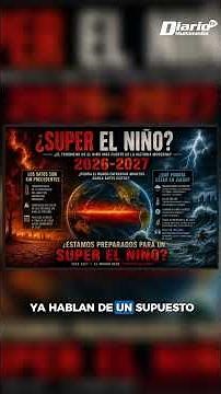 🌎⚠️ “El Niño” podría regresar con fuerza a México en 2026.