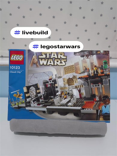 Our first Live Build event🍿 We will be live building 10123 Cloud City #afol #lego #starwars #cloud #city