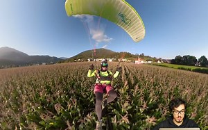 滑翔伞：意外事故合集Reacting To Paragliding Speedflying Crash Compilation