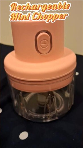 Rechargeable and Portable Mini Food Chopper