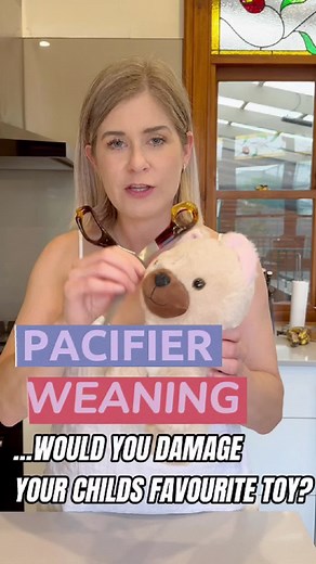 Transitioning Toddlers from Pacifiers with Binkie Bear