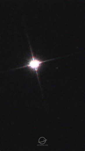 Rigil Kentaurus 🔭 One of the closest stars to the Sun in a telescope #astronomy #4K