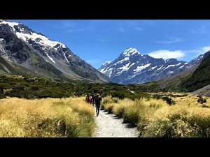 뉴질랜드, 마운트 쿡, 후커 밸리 트랙, 하이킹, Mount Cook, Hooker Valley Track, Hiking