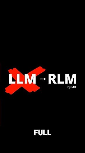 MIT Just Solved the Biggest Problem with LLMs (Meet RLMs) #ai#RLMs