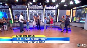 'Grown Ups 2' Stars Battle 'GMA' Hosts in Basketball