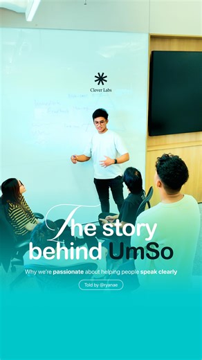 Umso on Instagram: "Meet Ryan 👋 He knows exactly how it feels to get stuck mid-sentence, to say “umm” one too many times, or to lose confidence while speaking. That’s what sparked our mission, to help people like him (and all of us) speak with more clarity and flow. Let’s hear his story!"