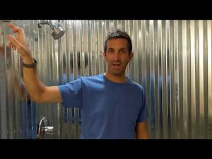 Installing a corrugated metal shower