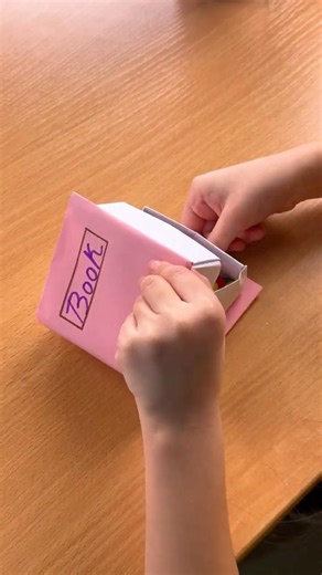 Secret Candy Book?! 📚🍬 Mini Paper Craft #shorts #diy