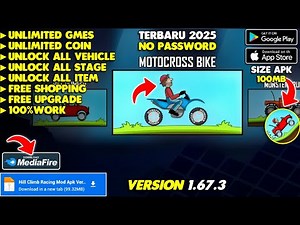 Hill Climb Racing Mod Apk Versi 1.67.3 Terbaru 2025 | Unlimited Coins & Unlimited Diamond