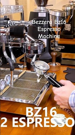 Making Espresse on a Bezzera Bz16 Espresso machine Italy Coffee machine #espressolover #espresso