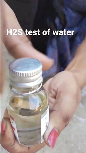 h2s test of water