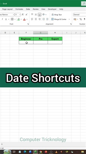 Master excel dates - 3 levels from beginners to advanced #excel #office #computereducation