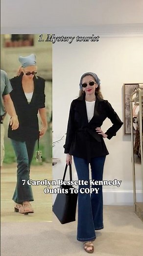 How to dress like Carolyn Bessette Kennedy Style! #fashion #90s #ootd