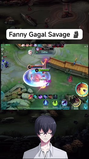 Fanny Gagal Savage Dibantay Miya 🗿🥶 #mlbb #guraplay | Rey Sansan