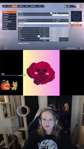 OW2 Key bindings Rose Petal 07 #overwatch2 #gaming #tutorial