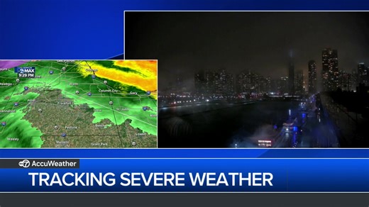 LIVE RADAR: Severe thunderstorms possible before switch over to snow https://bit.ly/4uD24Rd | ABC 7 Chicago