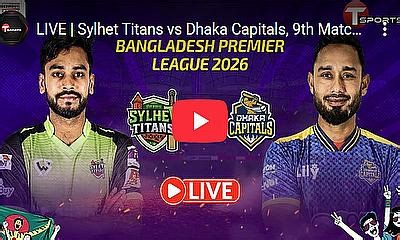 Live Cricket Streaming: Sylhet Titans vs Dhaka Capitals – BPL Match 9