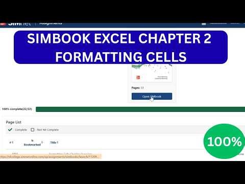 SIMnet SIMbook Excel Chapter 2 FORMATTING CELLS (SOLVES)
