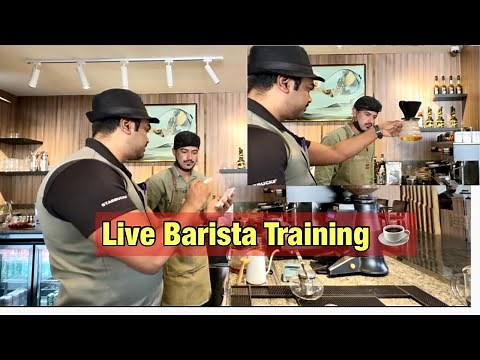 Live Barista Teaching and Training || Barista Course Series Episode-4 || Barista Basic tips