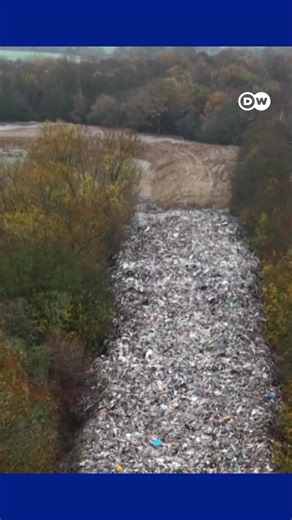 39K views · 858 reactions | This mountain of illegal waste has been dumped near a village in the UK. It is a pile so large that it could cost more than the local council’s annual budget to remove it: | DW News | Facebook