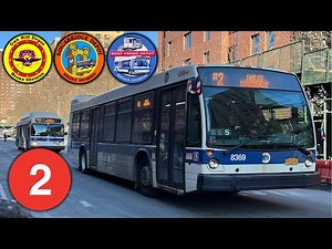 MTA: New Flyer C40LF, XN40, XD40, NovaBus LFS, LFS Hybrid action on the (2) Shuttle