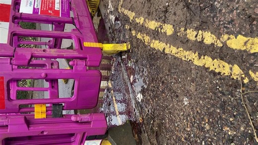 "It’s ridiculous. It’s a death trap." Neighbours living near the football stadium fear their road has become treacherous. Many are concerned that the constant stream of water running down Carrow Road could soon flood nearby homes. | Norwich Evening News