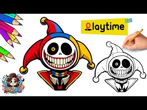 How to Draw The Prototype Head from Poppy Playtime | Easy Drawing Tutorial