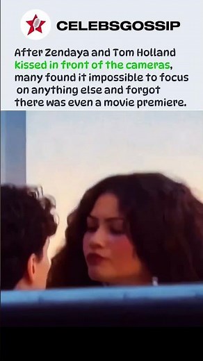 Zendaya and Tom Holland steal the spotlight with one kiss #zendaya