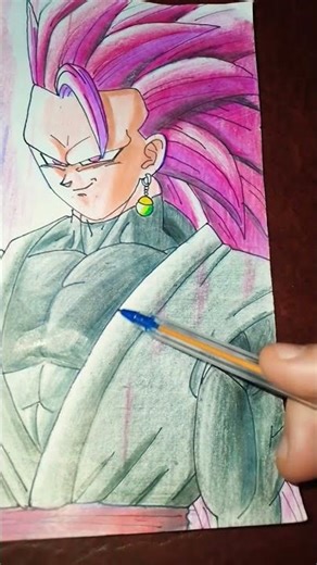 goku black ssj3 rose #goku #dibujo #dragonball
