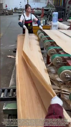 Unrolling the Log: Precision Veneer Peeling and Hand-Stacking Logistics