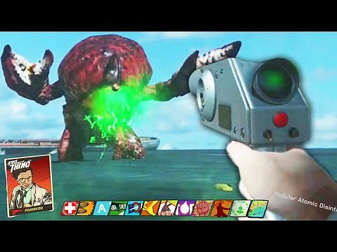 ATTACK OF THE RADIOACTIVE THING - BOSS FIGHT EASTER EGG ENDING GAMEPLAY! (IW Zombies DLC 3)