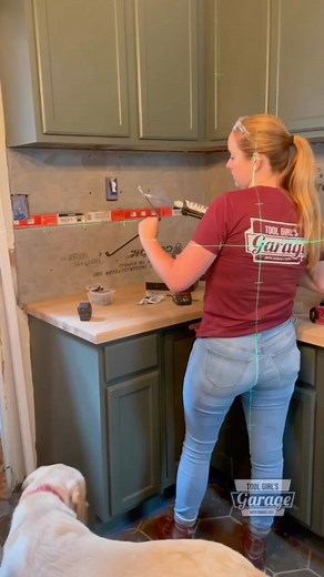 Floating shelves? Let’s make it interesting! One of the most exciting additions to this pantry is the floating shelves. The upper cabinets were placed higher to allow this to be useable storage, but I like the clean look, so decided to take a risk and hide the brackets behind the tile. Clean likes always win, am I right? Did it pay off? Well, It looks amazing now that the backsplash is set, but time will tell it I completely pulled it off in terms of durability. I did take extra steps to ensure 