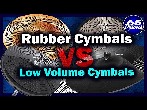Low Volume Cymbals VS Rubber Cymbals VS Triggered Low Volume Cymbals (For Electronic Drums)