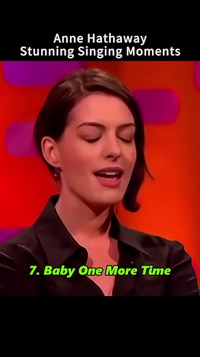 Anne Hathaway's Stunning Singing Moments Revealed
