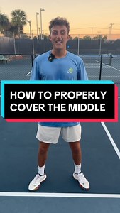 18K views · 501 reactions | How To Properly Cover The Middle In Pickleball!  1️⃣ Step parallel across the kitchen line. 2️⃣ Paddle should never leave peripheral vision. 3️⃣ Swing with the intent of being ready for the next ball. ￼￼ #pickleball #pickleballaddiction #pickleballislife #pickleballrocks #pickleballaddict #pickleballtournament #pickleballhighlights | Tanner.Pickleball | Facebook