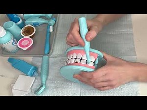 ASMR | REALISTIC Deep Dental Cleaning ✨ // Melissa and Doug Dentist Playset