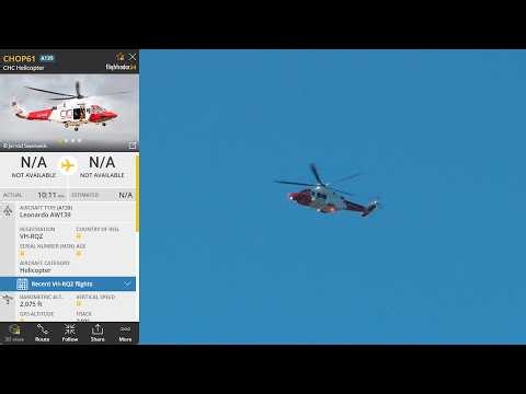 2026-01-29: Rescue Helicopter - AgustaWestland AW139 (Leonardo AW139) (VH-RQZ | Chopper 61)