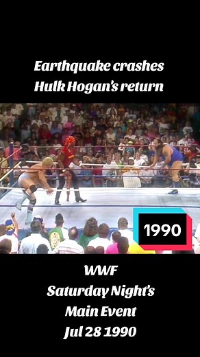 Hulk Hogan's Return Against Earthquake: WWF 1990 Wrestling Match