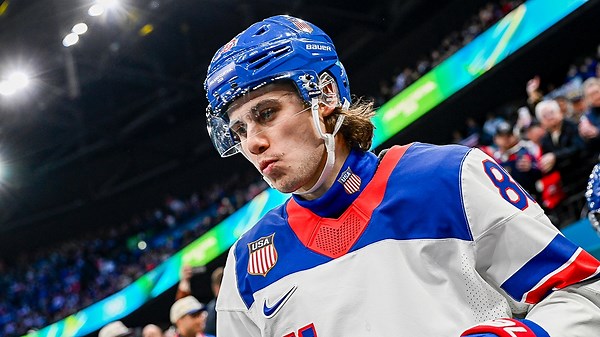 Jack Hughes gets HERO'S WELCOME at NHL return